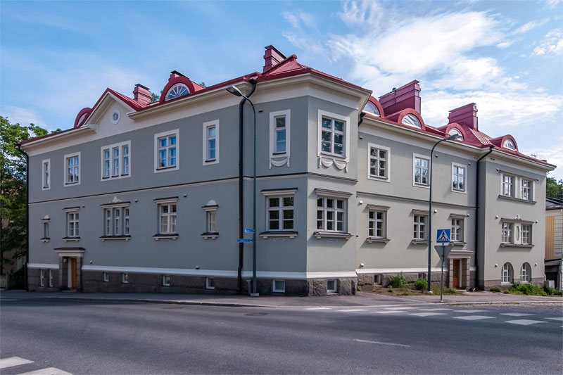 Levyrappaus ja julkisivukoristeet historiallisessa raeknnuksessa