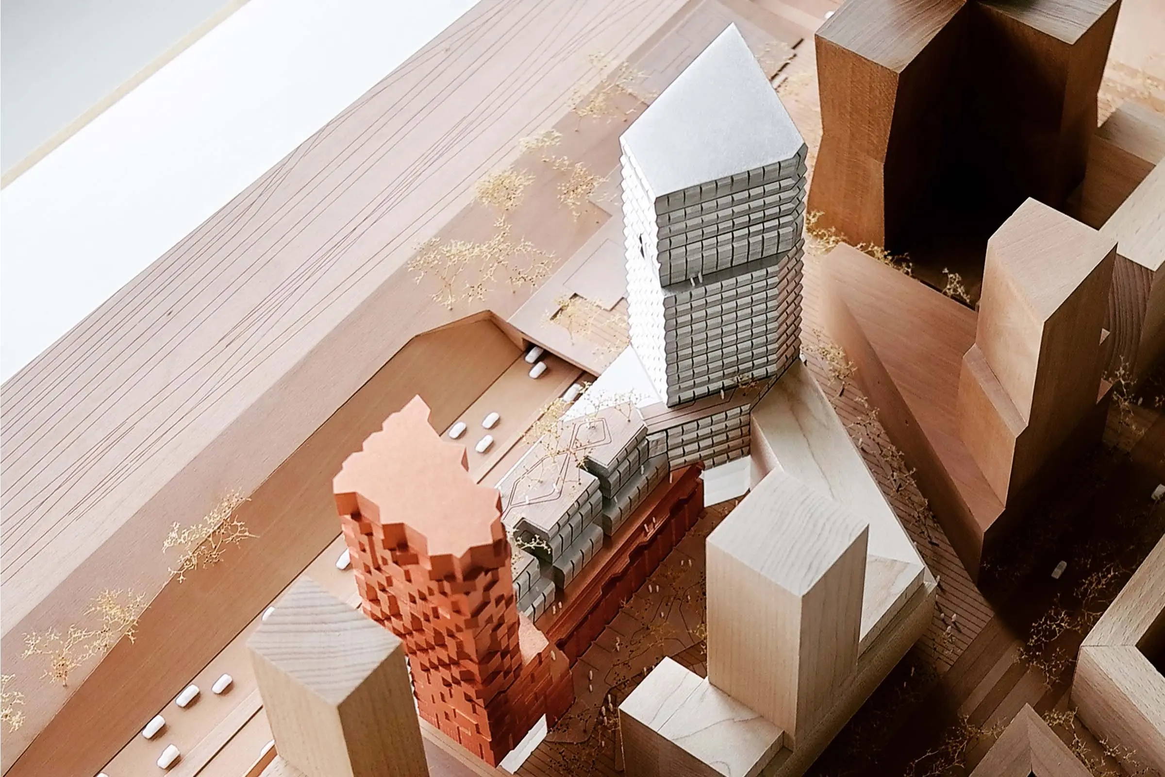 Asuin- ja toimistotornien suunnittelumalli